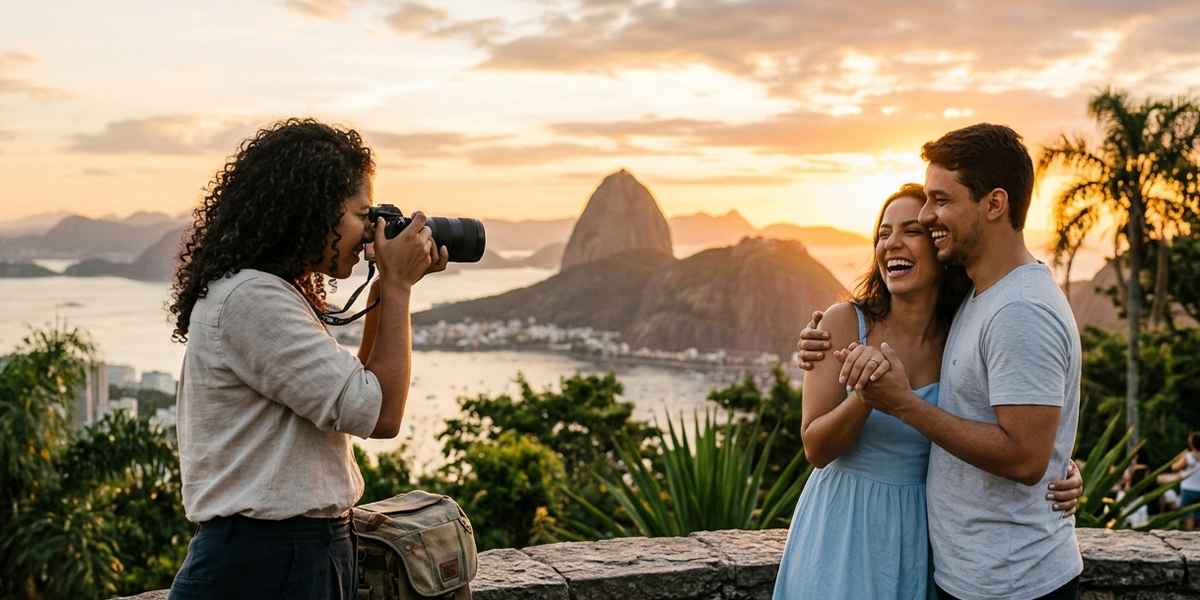 Engagement photographer in Brazil